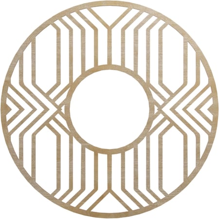 Ekena Millwork Empire Wood Fretwork Pierced Ceiling Medallion, Birch, 38"OD x 13 7/8"ID x 3/8"T CMWP38X38X0375EPBI